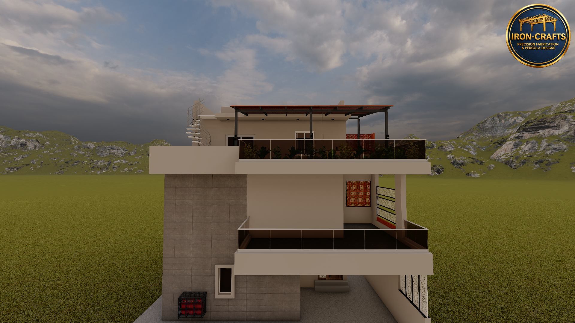 3D Mangalore Tile Design